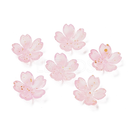 Acrylic Bead Caps OACR-H056-01D-1