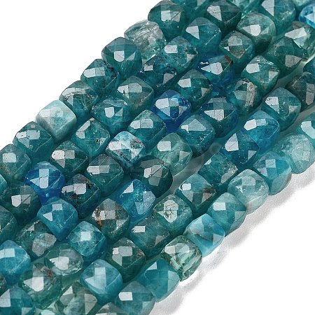 Natural Blue Apatit Beads Strands G-H042-A12-02B-1