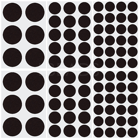 198Pcs 3 Styles Round Felt Furniture Pads AJEW-GF0013-26A-1