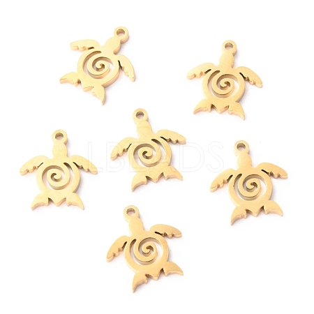 304 Stainless Steel Charms STAS-O142-21G-1
