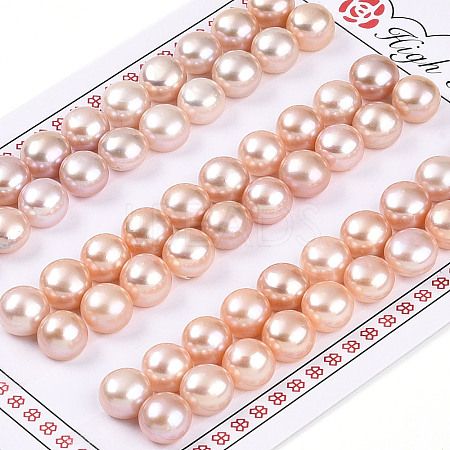 Grade 3A Natural Cultured Freshwater Pearl Beads PEAR-N018-3A-8085B-1