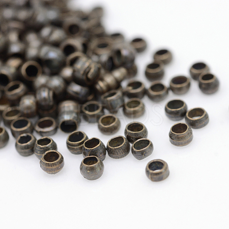 Brass Crimp Beads E002-NFAB-1