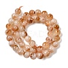Heated Natural Citrine Bead Strands G-P466-01C-02-3