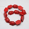 Synthetic Turquoise Beads Strands TURQ-G119-20x29mm-03-2