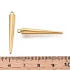 304 Stainless Steel Pendants STAS-T075-22B-G-3