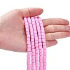 Handmade Polymer Clay Bead Strands X-CLAY-ZX006-01-25-6