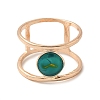 Alloy with Turquoise Round Finger Ring for Women FS-WGC40FF-05-2
