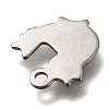 201 Stainless Steel Charms STAS-B001-41P-3