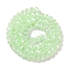 Baking Electroplate Glass Beads Strands DGLA-A039-J10mm-B17-2