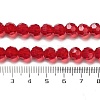 Transparent Glass Beads EGLA-A035-T8mm-D07-5