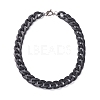 CCB Plastic& Acrylic Curb Chain Necklace & Dangle Stud Earrings SJEW-JS01233-01-4