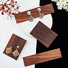 4Pcs 2 Style Black Walnut Earring Display Stand EDIS-FG0001-45-5