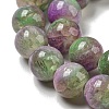 Dyed Natural Jade Beads Strands G-F764-01F-4