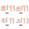 150Pcs 4 Style Plastic Doll Safety Noses DIY-GA0004-65-2
