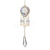 Glass & Acrylic Cone & Round Hanging Suncatchers HJEW-JM04570-01-2