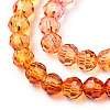 Transparent Glass Beads Strands GLAA-E036-07K-4