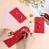 3 Sets Rectangle Velvet Single Watch Storage Bags ABAG-BBC0001-12A-3