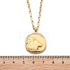 304 Stainless Steel Constellation Pendant Necklaces NJEW-K392-01G-05-5