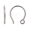 Anti-Tarnish Rhodium Plated 925 Sterling Silver Earring Hooks STER-N0001-028-1