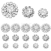 40Pcs 3 Styles Zinc Alloy Crystal Rhinestone Cabochons FIND-GA0007-04S-1