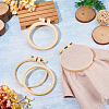 Plastic Imitation Bamboo Cross Stitch Embroidery Hoops TOOL-TADJ0001-03B-6