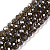 Electroplate Glass Beads Strands EGLA-A044-T6mm-A16-1