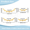 16Pcs 8 Styles Boho Style 304 Stainless Steel Multi-Strand Links STAS-UN0057-78-4
