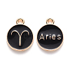 Alloy Enamel Pendants ENAM-S124-01A-08A-1