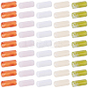 100Pcs 5 Colors Transparent Acrylic Beads OACR-SP0002-41-7