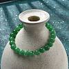 Natural Malaysia Jade Bead Stretch Bracelets X-BJEW-K212-B-013-4