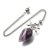 Natural Amethyst Dowsing Pendulum Pendants GG-CBA6D08-A07-1