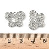 Christmas Brass Micro Pave Clear Cubic Zirconia Pendants KK-A280-03F-P-3