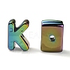 UV Plating Rainbow Iridescent Acrylic Beads OACR-C012-01D-1-3