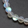 Synthetic Moonstone Beads Strands X-G-F142-6mm-01-3