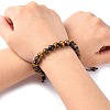 Adjustable Nylon Cord Braided Bead Bracelets BJEW-F308-55E-5