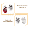 60Pcs 2 Style Tibetan Style Alloy Pendants FIND-DC0003-50-3