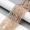 Transparent Electroplate Glass Beads Strands LS-EGLA-A039-T3mm-A12-4