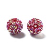 Acrylic Rhinestone Ball Beads OACR-A035-01D-3