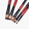 Wooden Paint Brushes Pens Sets AJEW-L074-03-3