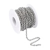 Tarnish Resistant 304 Stainless Steel Cable Chains CHS-R008-12-4