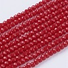 Imitation Jade Glass Beads Strands GLAA-G045-A-3