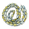 Electroplate Glass Beads Strands X1-EGLA-T025-03E-2