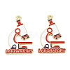 Alloy Enamel Pendants ENAM-L055-01H-01-1