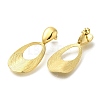 Ion Plating(IP) 304 Stainless Steel Teardrop Stud Earrings for Women EJEW-S227-53G-2