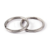 Tarnish Resistant 304 Stainless Steel Split Key Rings STAS-G130-41P-2