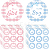 Flat Round Self-Adhesive Stickers DIY-WH0928-001-1