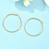 304 Stainless Steel Hoop Earrings X-EJEW-N0016-11G-H-5