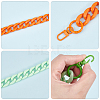 WADORN 2Pcs 2 Colors Acrylic Curban Chain Bag Straps FIND-WR0008-64-3