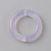 Ring Glitter Silicone Beads LS-SIL-WH0016-07A-01-1