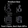 40Pcs 2 Style Acrylic Embroidery Floss Drop DIY-CP0008-73-2
